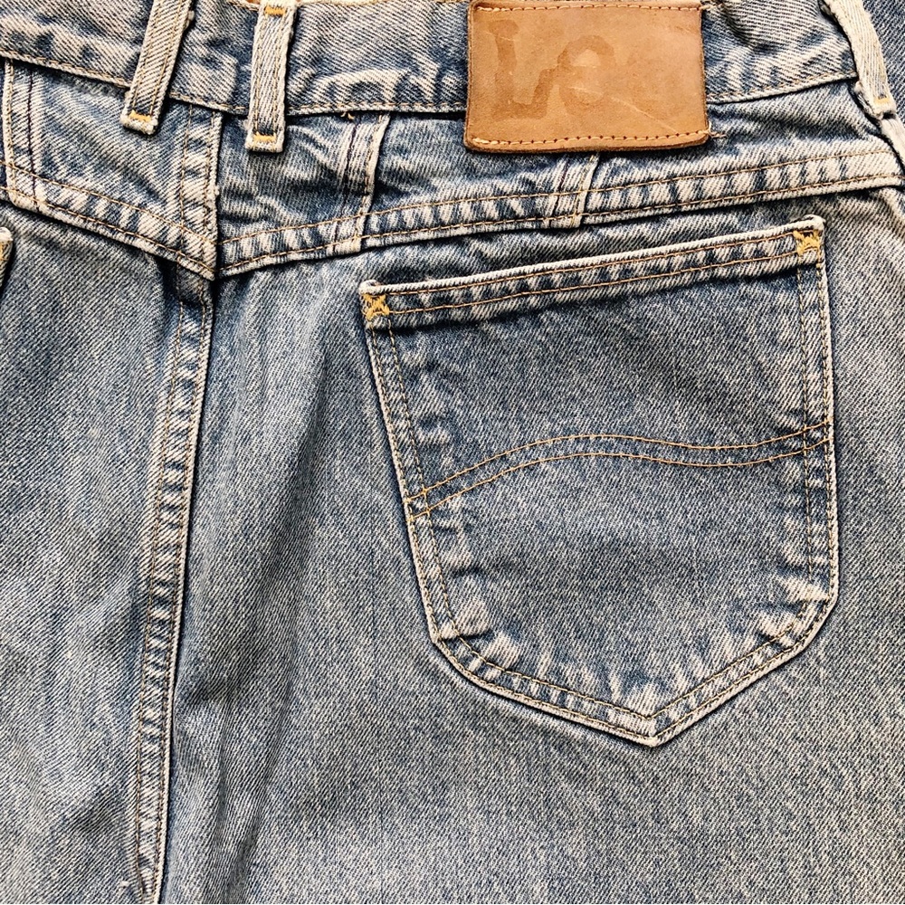 Lee Women's Straight Leg Jeans - Light Blue Denim - Picture 7 of 8